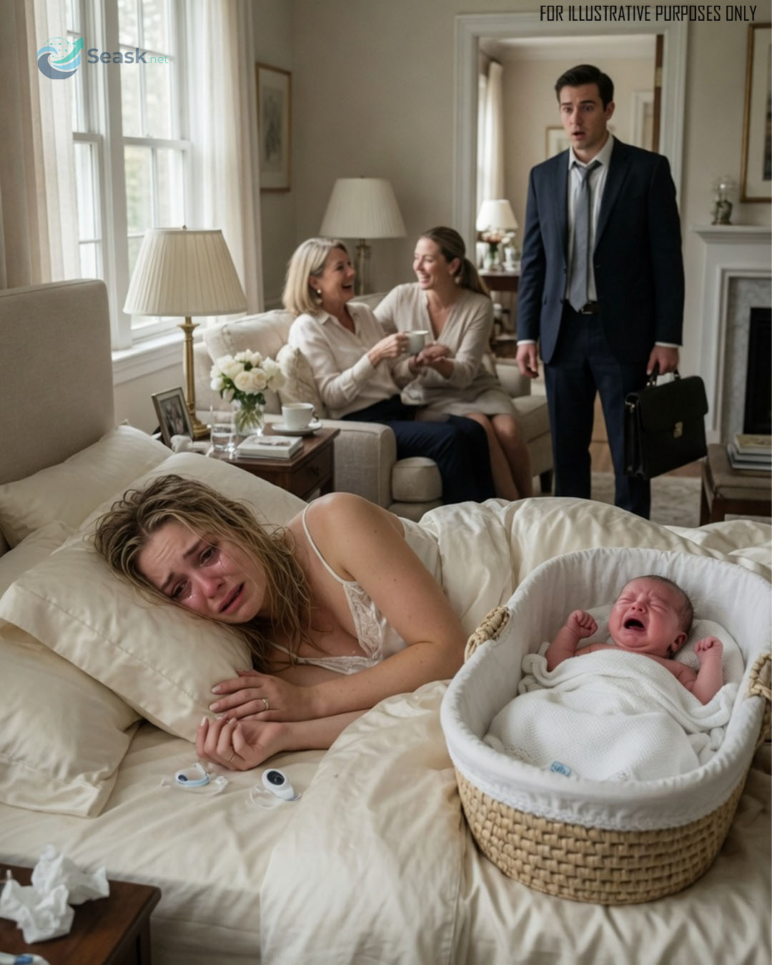I returned from a business trip to find my wife and newborn in danger ...
